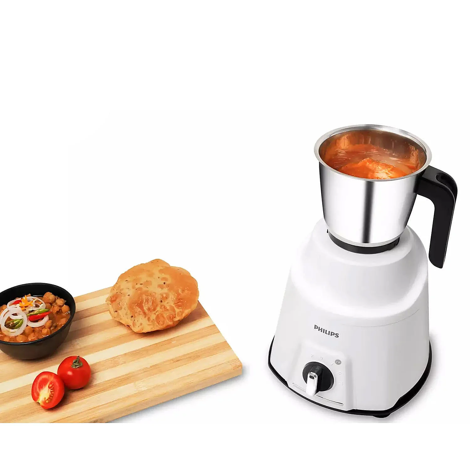 Philips Mixer Grinder with Food Processor Jar 750 Watt White - HL7763/00 - Image 4